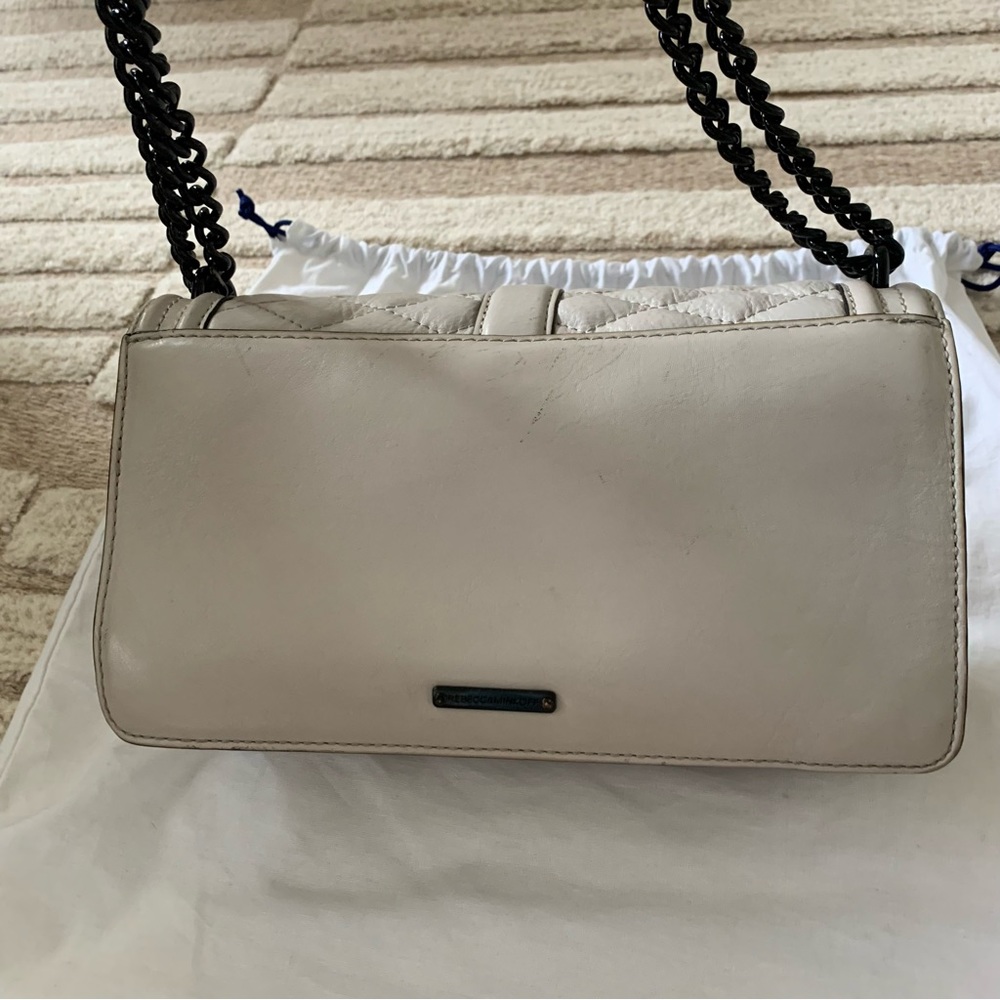 Rebecca Minkoff Quilted Love Crossbody With Chain Inset - Picture 3 of 9
